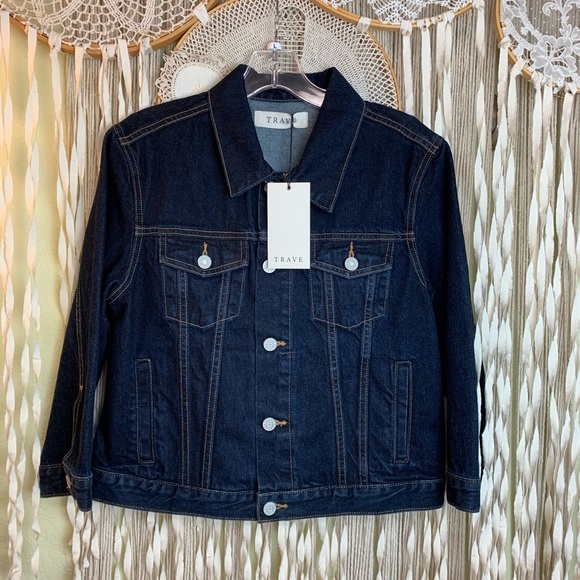 SOLD TRAVE NWT Zoey Blue Denim Jean Jacket - Picture 6 of 8